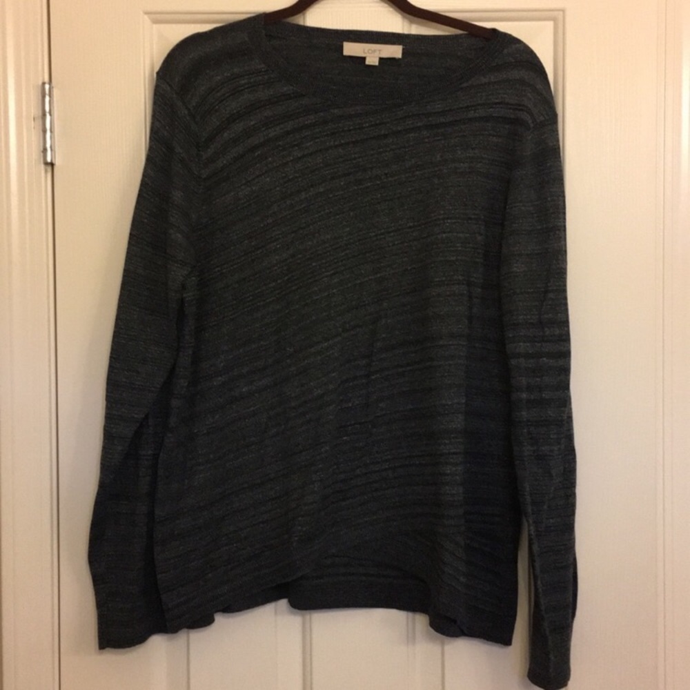 Grey LOFT sweater